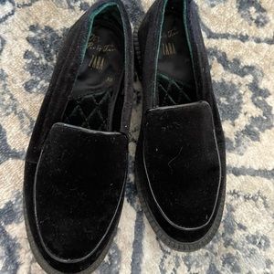 Zara boys velvet loafers
